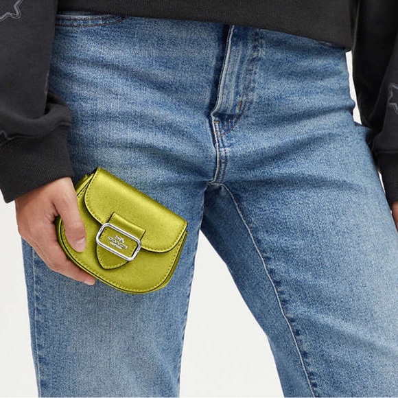 Mini Bag Coach Morgan Card Case on a Chain .NWT - Picture 6 of 11